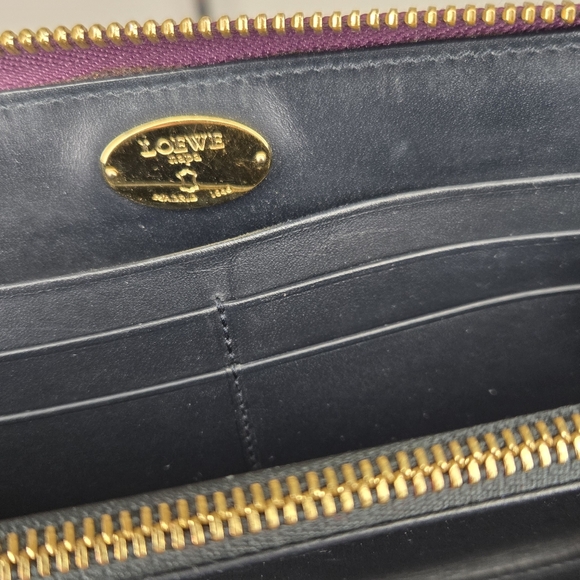 Loewe Anagram Leather Long Zippy Wallet with Box and Dustbag Full Inclusion - Picture 9 of 11